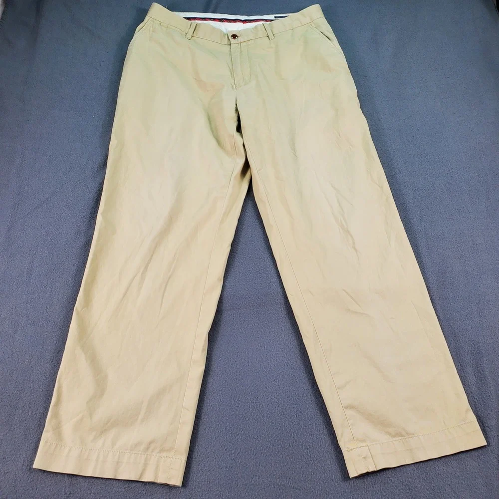 Polo Golf Ralph Lauren Mens Tan‎ Cotton Twill Stretch Chino Pants 32x29 Khaki